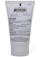 Back view of Numb Mint Anal Desensitizing Gel 2oz tube with ingredient and usage instructions.