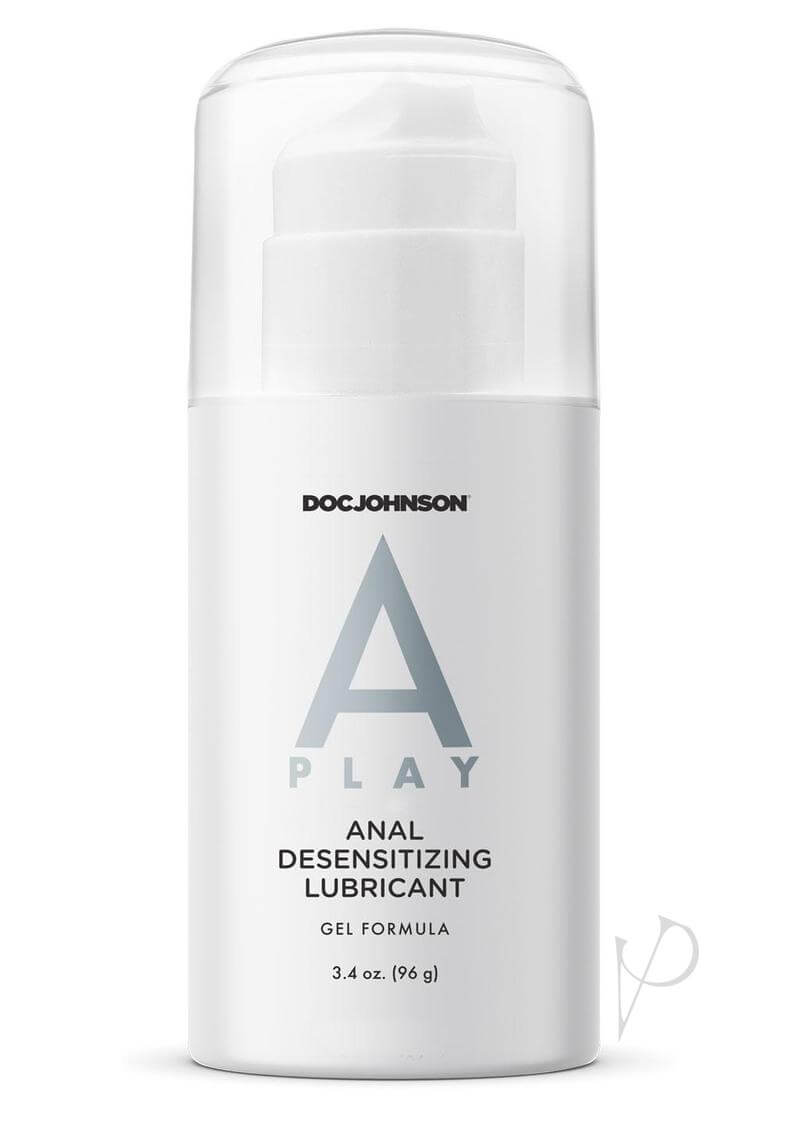 Doc Johnson's A-Play Anal Desensitizing Lube 3.4oz Gel Formula for Comfort and Pleasure