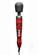 Doxy Die Cast Rose Pattern wand massager with luxurious rose design for elevated pleasure.