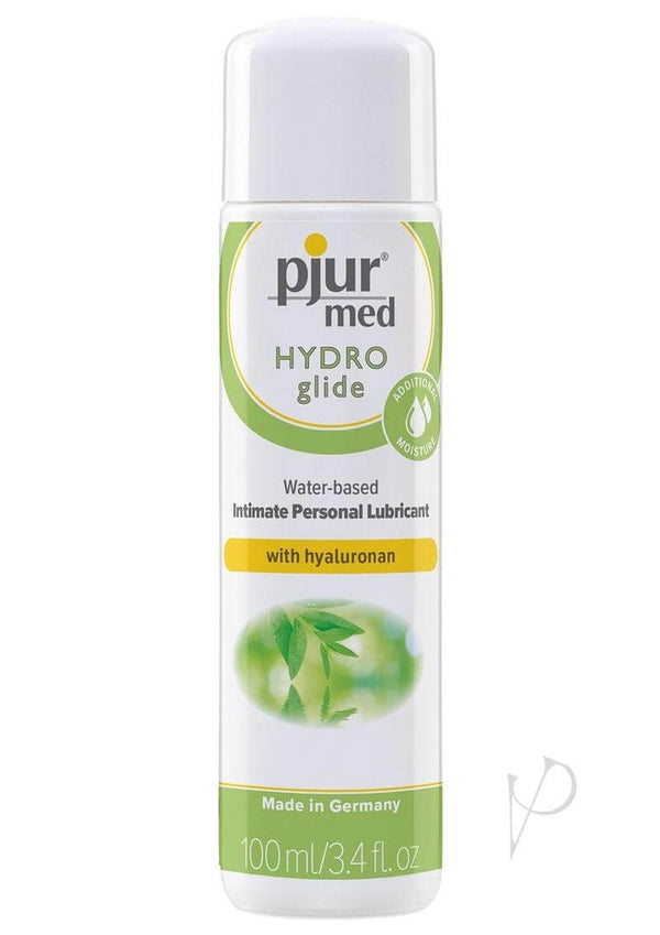 Pjur Med Hydro Glide 100ml water-based personal lubricant with hyaluron for additional lubrication and skin regeneration.