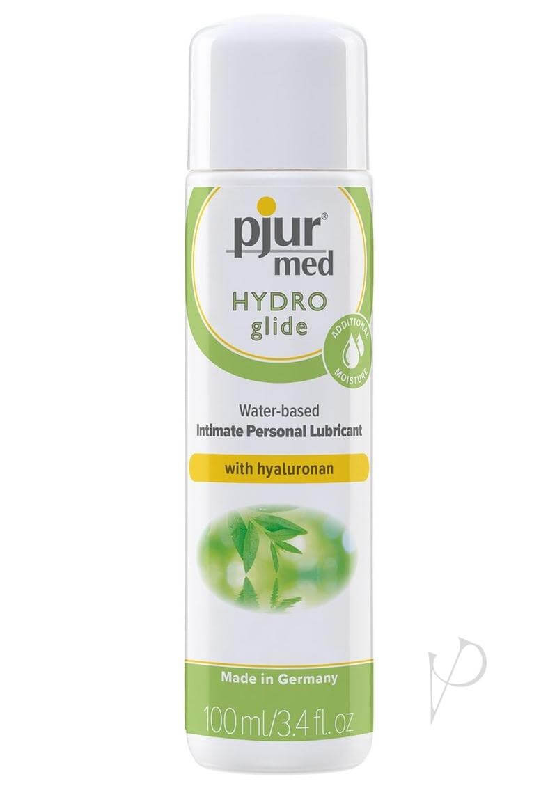 Pjur Med Hydro Glide 100ml water-based personal lubricant with hyaluron for additional lubrication and skin regeneration.