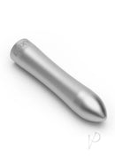 Doxy Bullet Silver discreet and powerful vibrating bullet for sensational stimulation in sleek design