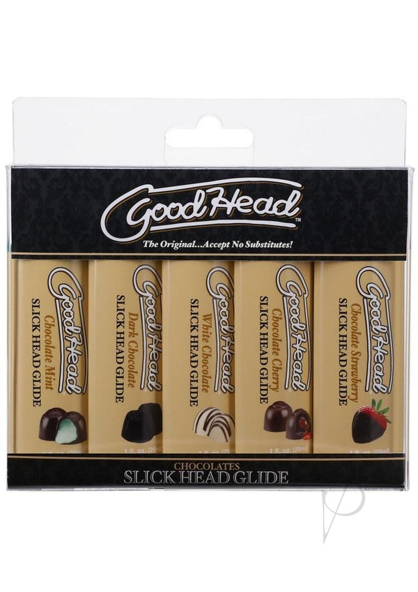 Goodhead Slick Head Glide Chocolate 5pk-0