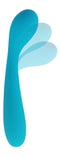 Cloud 9 Novelties Cloud 9 Novelties Health & Wellness G-Spot Slim Rechargeable 7 Inches Vibrator Dual Motor Aqua Blue at $41.99