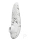 Womanizer Marilyn Monroe Special Edition pleasure device with white marble design and Pleasure Air Technology for clitoral stimulation.