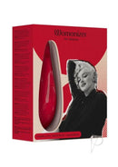 Womanizer Marilyn Monroe Special Edition Red packaging featuring Marilyn Monroe image on a red and white background