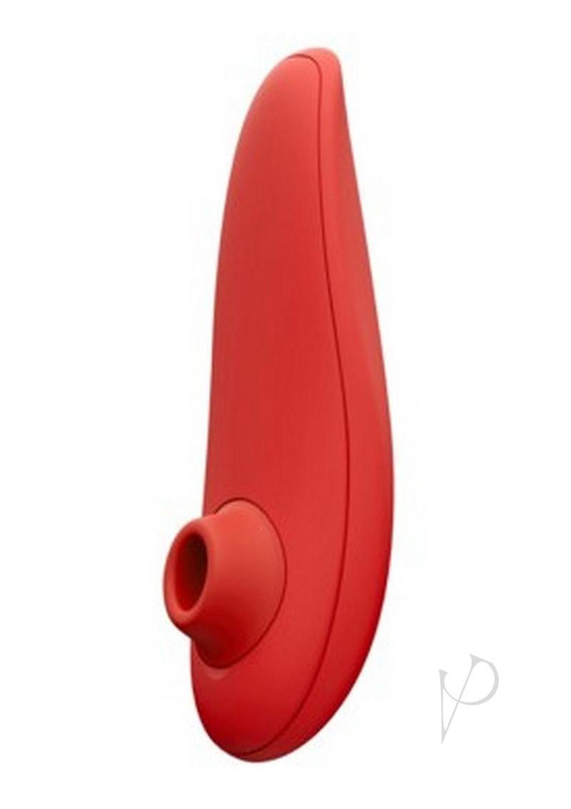 Womanizer Marilyn Monroe Special Edition Red with Pleasure Air Technology for gentle clitoral stimulation and fulfilling orgasms