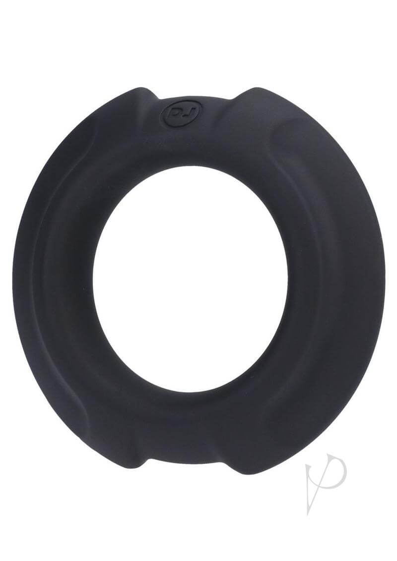 Optimale Flexisteel Cockring 35mm in black featuring a blend of stainless steel and silicone for ultimate rigidity and flexibility