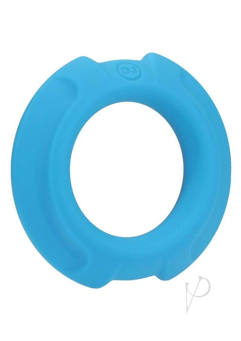 Optimale Flexisteel 35mm Blue Cock Ring - Stainless Steel and Silicone Hybrid