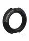 Optimale Flexisteel 43mm black cockring made of stainless steel and silicone for ultimate pleasure and precision fit.