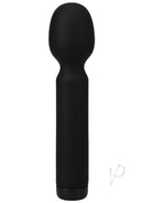 Black In a Bag Wand Vibrator with 10-Function Motor for Powerful, Quiet, and Discreet Pleasure