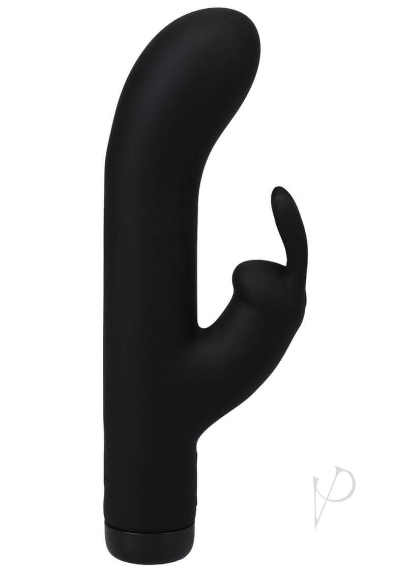 Black In a Bag Rabbit vibrator with sleek design and 10-function motor for discreet, powerful, and body-safe intimate pleasure