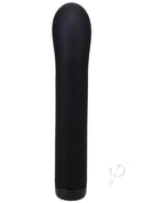 Black "In a Bag Rabbit" vibrator, sleek and compact with 10-function motor, body-safe hygienic silicone.