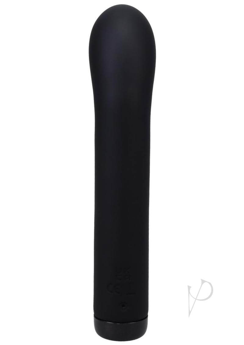 Black "In a Bag Rabbit" vibrator, sleek and compact with 10-function motor, body-safe hygienic silicone.