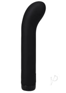 Sleek black In-A-Bag G-Spot Vibrator made of silicone for targeted G-spot stimulation and discreet pleasure.