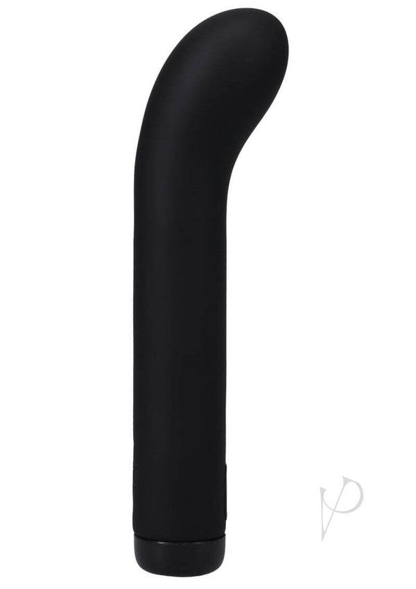 Sleek black In-A-Bag G-Spot Vibrator made of silicone for targeted G-spot stimulation and discreet pleasure.