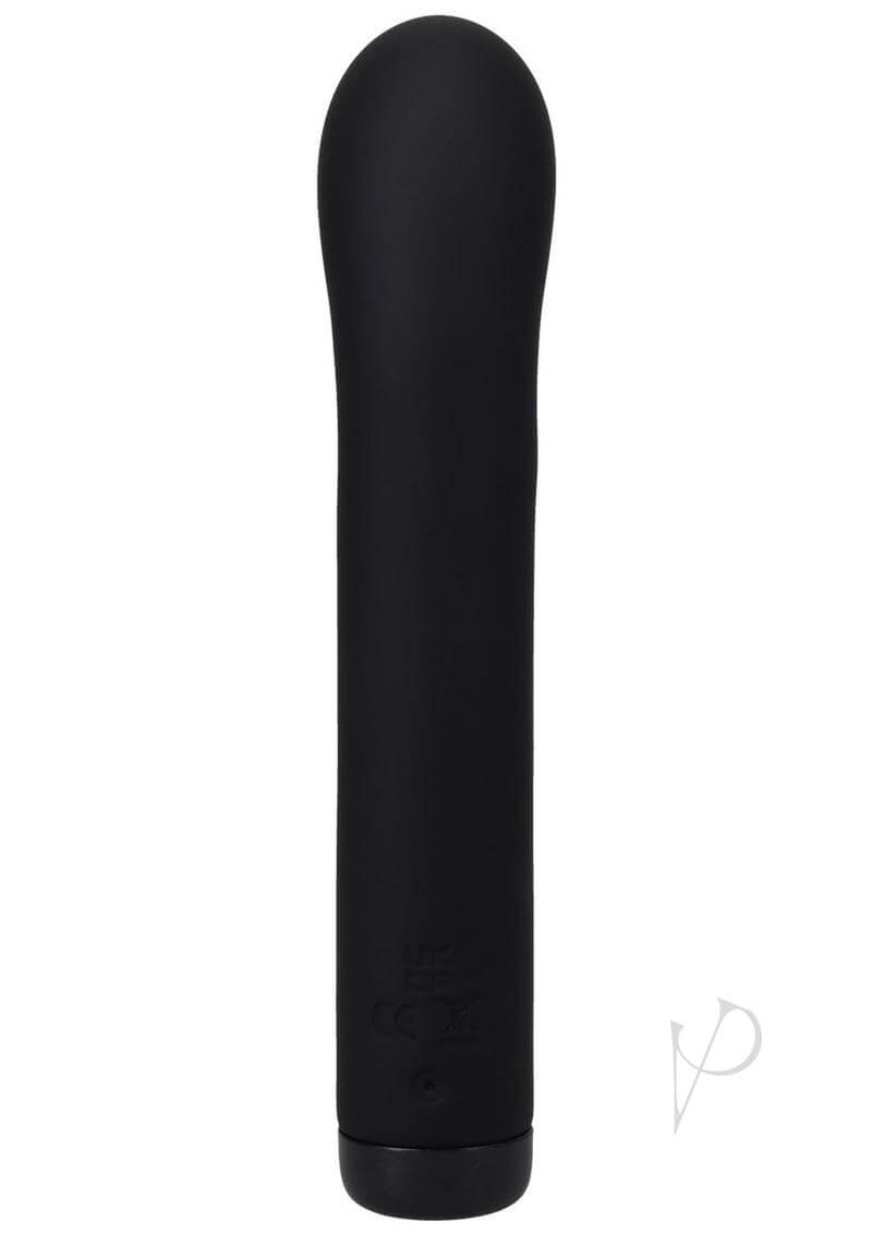 In-A-Bag G-Spot Vibrator in sleek black silicone, designed for targeted G-spot stimulation.