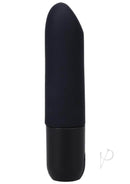 Compact 10-Function Black Bullet Vibe made of body-safe silicone with USB rechargeable design