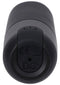 Compact 10-function black bullet vibe with USB rechargeable design