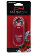 GoodHead Juicy Head To-Go Strawberry Dry Mouth Spray packaging on display