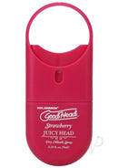 GoodHead Juicy Head Strawberry Dry Mouth Spray in travel-sized red packaging