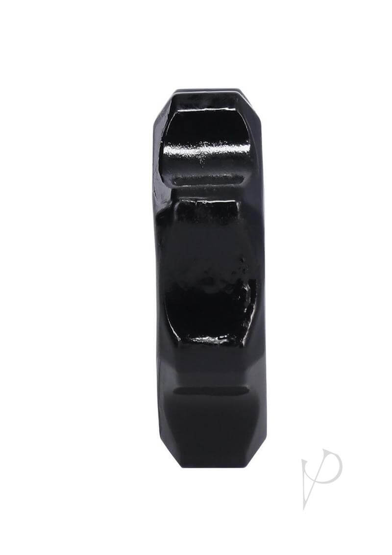 Rock Solid The Gear Black Industrial Cock Ring for Super Hard Erections