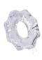 Clear TPE industrial-shaped cock ring for super-hard erections by Rock Solid The Gear Clear.