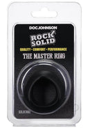 Rock Solid The Master Ring Black in Packaging - Ultimate Comfort and Pleasure Cock Ring for Enhanced Size and Thickness