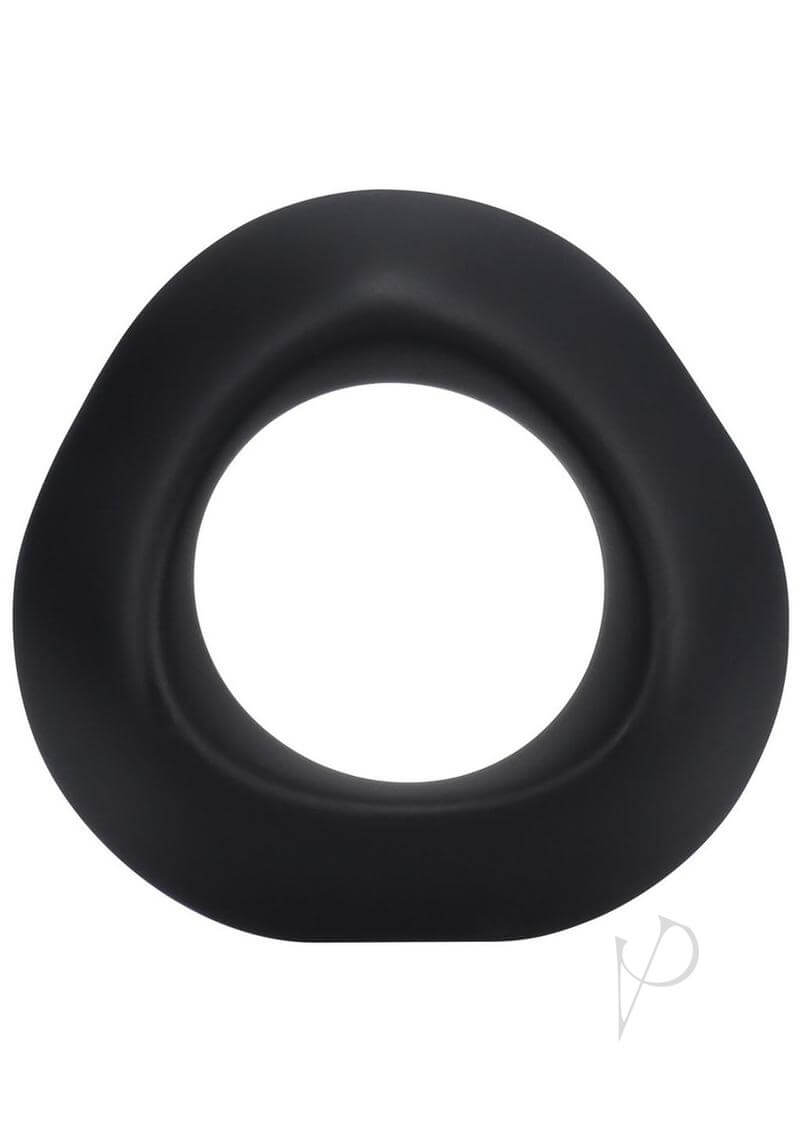 Rock Solid The Master Ring Black - Comfortable and thick cock ring for enhanced pleasure, size, and longer-lasting erections.