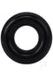Rock Solid Ribbed Donut Black textured cock ring for enhanced pleasure and stronger erections