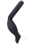 Rock Solid Dual Enhancer Black with clit tickler for enhanced erections and partner pleasure.
