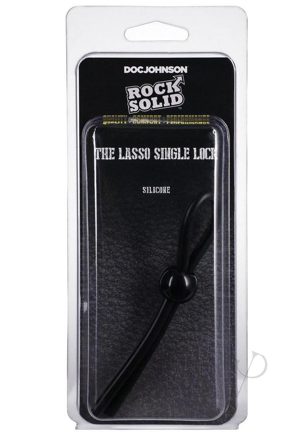 Rock Solid Lasso Single Lock Black-0