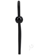 Rock Solid adjustable silicone cock ring in black for custom fit and enhanced performance