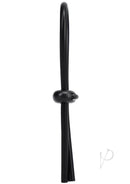 Rock Solid The Lasso Double Lock Black adjustable and secure cock ring with soft silicone cord and Secur-Lok system.