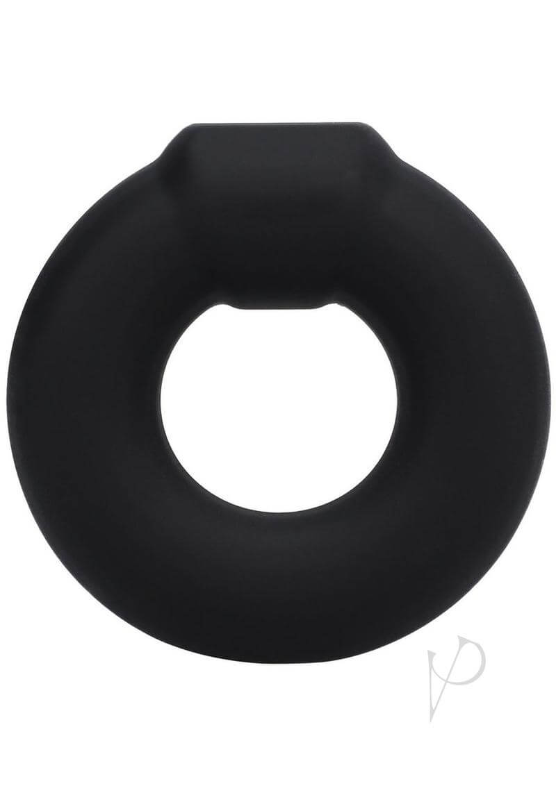 Rock Solid Mega Ring Black - Cock Ring with Scrotum Pressure Knob