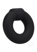 Rock Solid Mega Ring Black - Innovative Erection Enhancer with Scrotum Pressure Knob for Enhanced Performance
