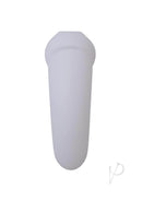 Rock Solid The Mega Ring White with additional knob for enhanced pleasure and performance, body-safe materials, classic circle shape