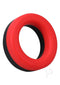 Rock Solid The Big O Red Silicone Cock Ring for enhanced pleasure and performance.
