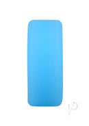 Blue rectangular silicone pad on a white background.
