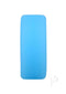 Blue rectangular silicone pad on a white background.