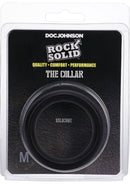 Rock Solid Silicone Collar in Medium Black packaging showcasing quality and performance.