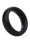 Rock Solid Silicone Collar in Medium Black for men, premium soft silicone, 0.80-inch wide, enhance performance and appearance.