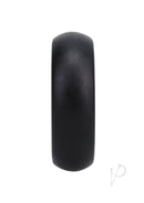 Rock Solid Silicone Collar in Medium Black for men, designed to enhance performance and appearance. Made of premium quality soft silicone.