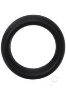 Rock Solid small black silicone cock ring for enhanced comfort and performance