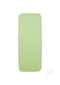 Glow-in-the-dark green silicone cock ring in cylindrical O shape for enhanced pleasure and delayed ejaculation.