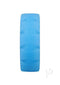 Rock Solid Blue Glow-in-the-Dark Cock Ring with rugged tread design enhancing pleasure and performance.
