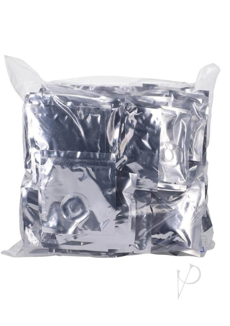100 clear Rock Solid Donut C-Rings in sealed packaging