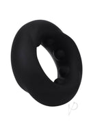 Black Rock Solid's The Twist C Ring - Stretchy Silicone Cock Ring for Enhanced Intimacy and Prolonged Erections