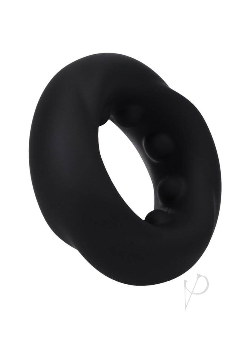 Black Rock Solid's The Twist C Ring - Stretchy Silicone Cock Ring for Enhanced Intimacy and Prolonged Erections