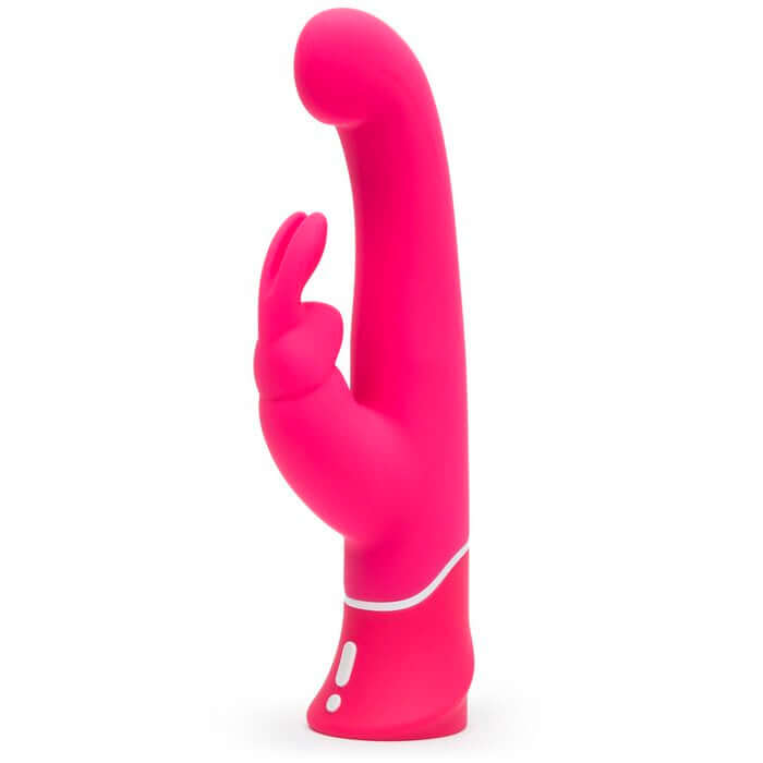 Happy Rabbit G-Spot USB Rechargeable Rabbit Vibrator in pink for clitoral and penetrative stimulation, from Lovehoney